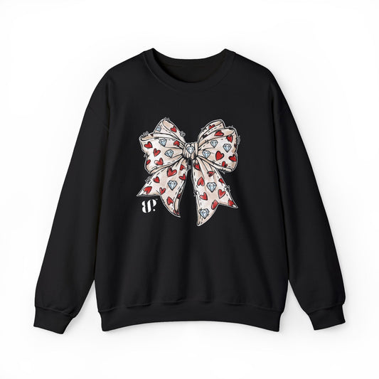 All Tied Up in Sparkle - Crewneck Sweatshirt