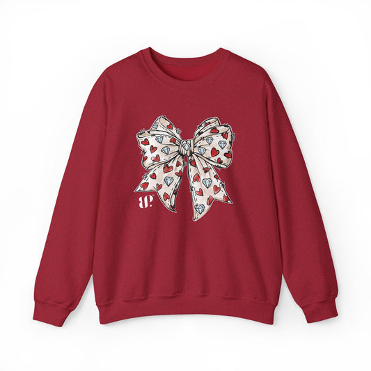 All Tied Up in Sparkle - Crewneck Sweatshirt