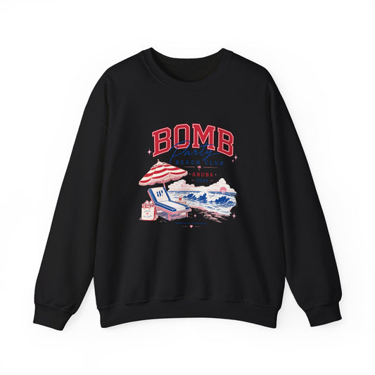 Bomb Party Beach Club - Crewneck Sweatshirt
