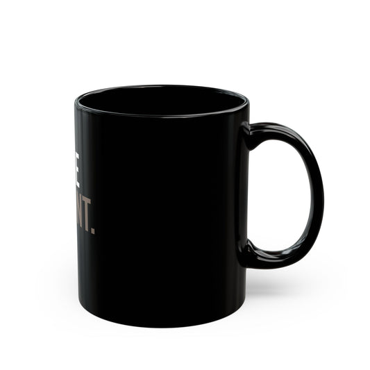 BP Is The Blueprint Black Coffee Mug