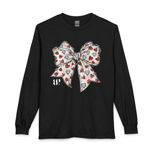 All Tied Up in Sparkle — LS Tee