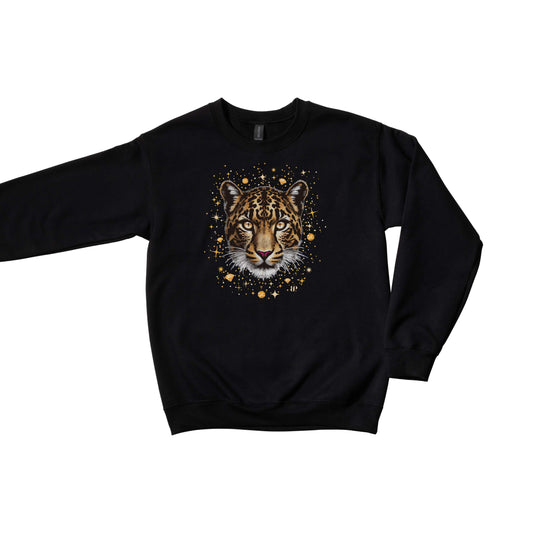 Cheetah Noir - Crewneck Sweatshirt