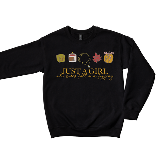 Just A Girl - Crewneck Sweatshirt