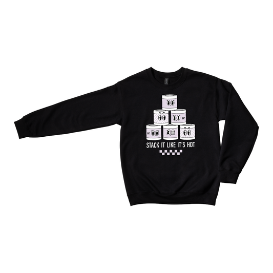 Stack It Like It's Hot - Crewneck Sweatshirt