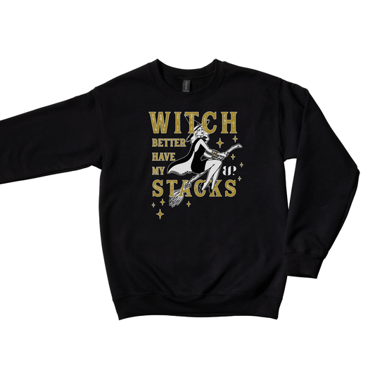 Stacks Witch - Crewneck Sweatshirt
