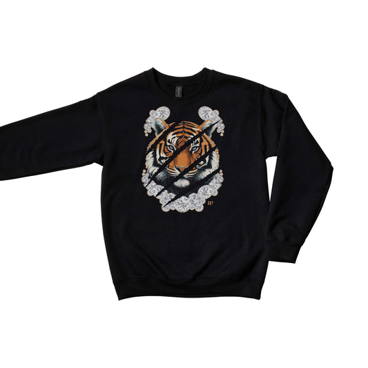 Savage Tiger - Crewneck Sweatshirt