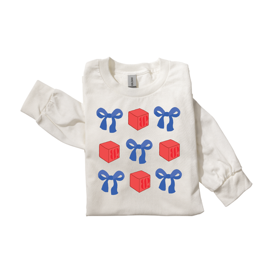 Ring Bombs & Bows - LS Tee